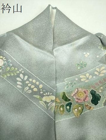 平和屋着物●訪問着　絞り　辻が花　暈し染め　金彩　正絹　逸品　DABI6640ps