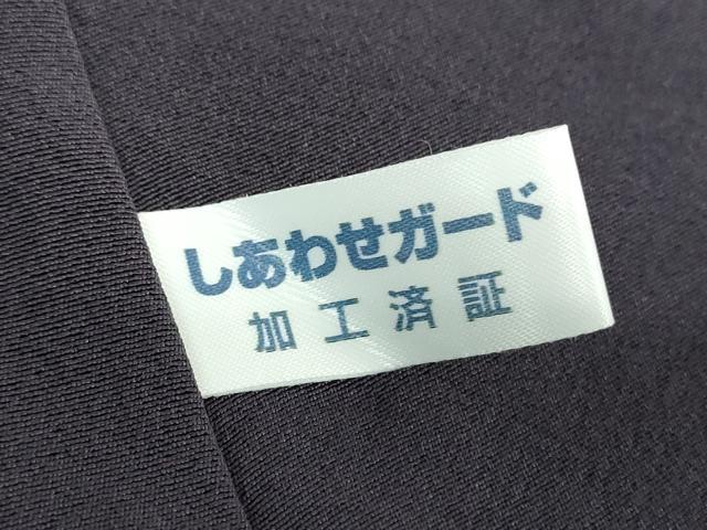 平和屋着物●本加賀友禅作家　南克治　訪問着　枝花文　正絹　逸品　未使用　DABI6643ps