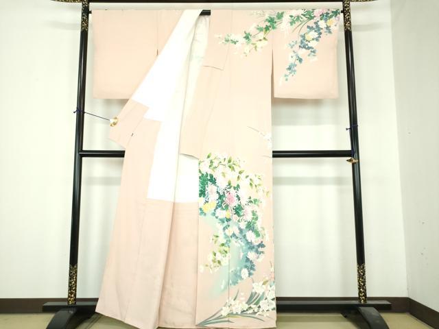平和屋着物●訪問着　友禅　作家物　乱菊　吉祥花文　暈し染め　正絹　逸品　DABI6644ps