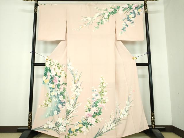 平和屋着物●訪問着　友禅　作家物　乱菊　吉祥花文　暈し染め　正絹　逸品　DABI6644ps