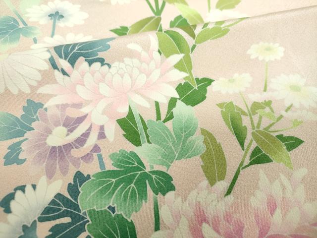 平和屋着物●訪問着　友禅　作家物　乱菊　吉祥花文　暈し染め　正絹　逸品　DABI6644ps