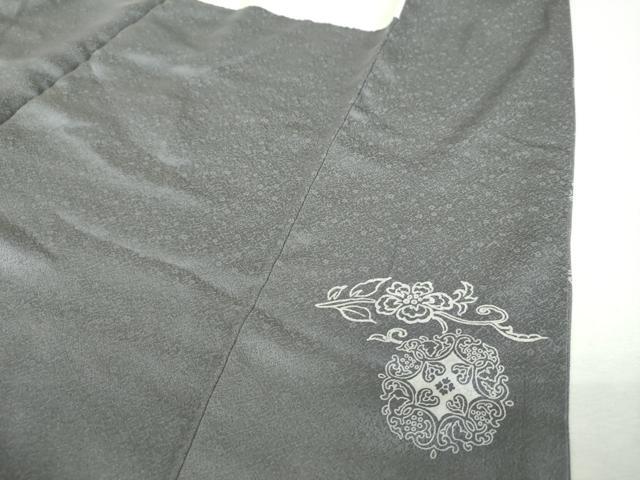 平和屋着物●訪問着　駒刺繍　正倉院花文　金彩　金通し地　正絹　逸品　DABI6649ps