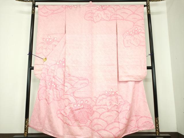 平和屋着物●豪華振袖　総絞り　桐　正絹　逸品　DABI6651ps