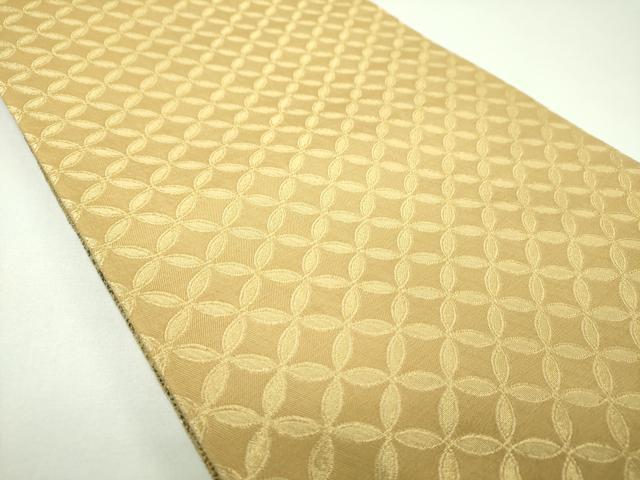 平和屋着物▼極上　両面　六通柄袋帯　金華山織　蜀江舞蝶宝尽くし花文　金糸　正絹　逸品　DABI6670ps