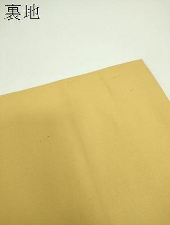 平和屋着物▼六通柄袋帯　唐織　お花見　人物風景文　金糸　正絹　逸品　DABI6675ps