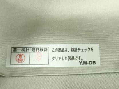 平和屋着物●太鼓柄袋帯　作家物　螺鈿箔　風景文　金銀彩　引箔　正絹　逸品　DABI6822ps