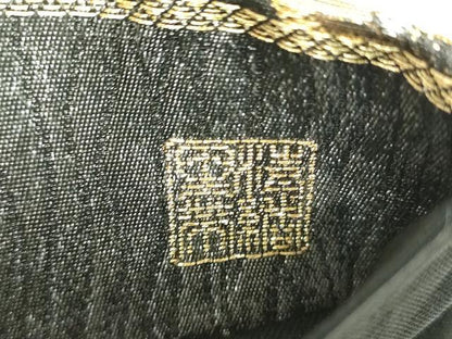 平和屋着物●西陣　京洛苑たはら謹製　六通柄袋帯　唐織　舞桜　金銀糸　正絹　逸品　DABI6824ps