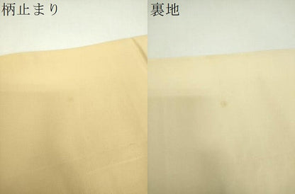 平和屋着物▼六通柄袋帯　唐織　華優美　金糸　正絹　逸品　DABI6961ps