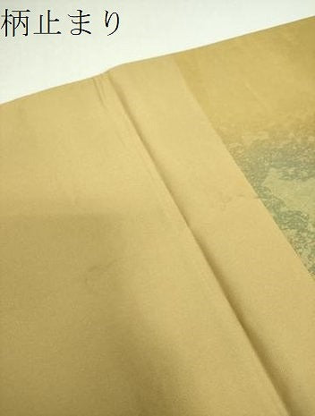平和屋着物▼六通柄袋帯　霞文　引箔　正絹　逸品　DABI6993ps
