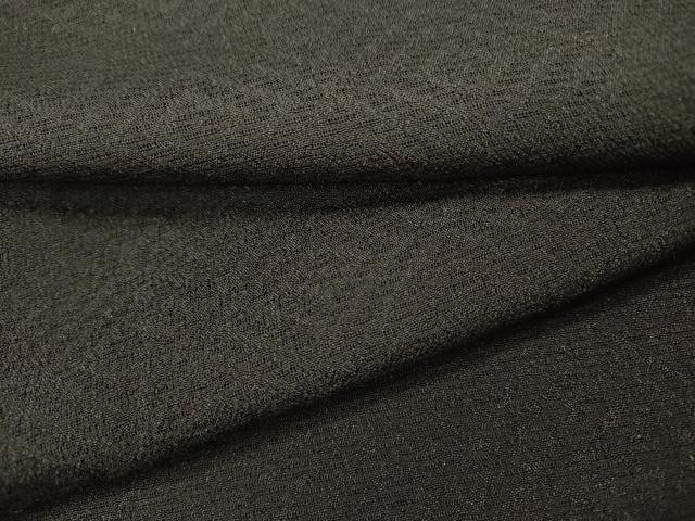 平和屋着物▽羽織　スリーシーズン　春夏秋　塵除け　菱文　黒地　正絹　逸品　未使用　DABI7013fe