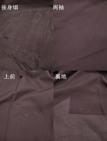平和屋着物▽道中着　スリーシーズン　春夏秋　塵除け　枝楓　正絹　逸品　未使用　DABI7035fe