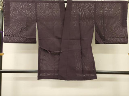平和屋着物▽道中着　スリーシーズン　春夏秋　塵除け　枝楓　正絹　逸品　未使用　DABI7035fe