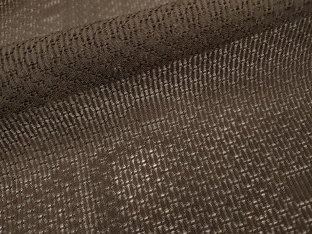 平和屋着物▽道行コート　スリーシーズン　春夏秋　塵除け　丸文　鉄黒色　正絹　逸品　DABI7036fe