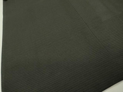 平和屋着物▽道行コート　スリーシーズン　春夏秋　塵除け　絽　黒地　正絹　逸品　DABI7040fe