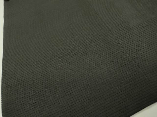 平和屋着物▽道行コート　スリーシーズン　春夏秋　塵除け　絽　黒地　正絹　逸品　DABI7040fe