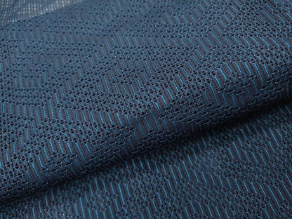 平和屋着物▽道行コート　スリーシーズン　春夏秋　塵除け　菱文　正絹　逸品　DABI7041fe