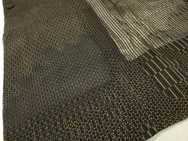 平和屋着物▽道行コート　スリーシーズン　春夏秋　塵除け　道長文様　正絹　逸品　DABI7054fe