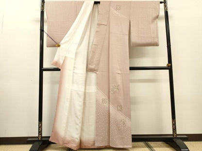 平和屋着物▼中国三大刺繍　スワトウ刺繍　汕頭刺繍　訪問着　絞り　正倉院　金糸　正絹　逸品　DABI7062fe