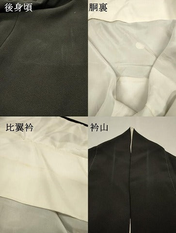 平和屋着物▼豪華黒留袖　作家物　嵐月華　鳳凰花文　金銀彩　正絹　逸品　DABI7067fe