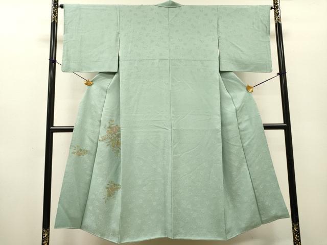 平和屋着物▼中国三大刺繍　スワトウ刺繍　汕頭刺繍　総刺繍　色留訪問着　辻が花　正絹　逸品　DABI7077fe