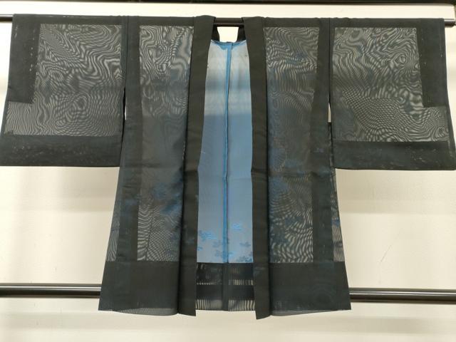 平和屋着物▽羽織　スリーシーズン　春夏秋　塵除け　楓　正絹　逸品　DABI7257fe
