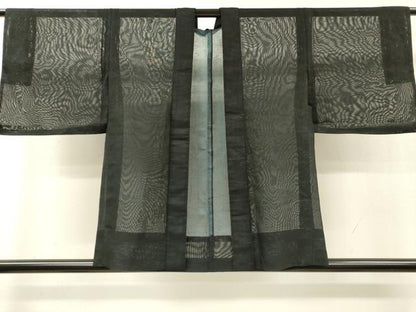 平和屋着物▽羽織　スリーシーズン　春夏秋　塵除け　風景文　正絹　逸品　DABI7259fe