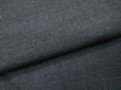 平和屋着物▽男性　単衣　紬　アンサンブル　鉄紺色　正絹　逸品　DABI7272fe
