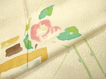 平和屋着物▽豪華色留袖　単衣　飾花文　正絹　逸品　DABI7304fe