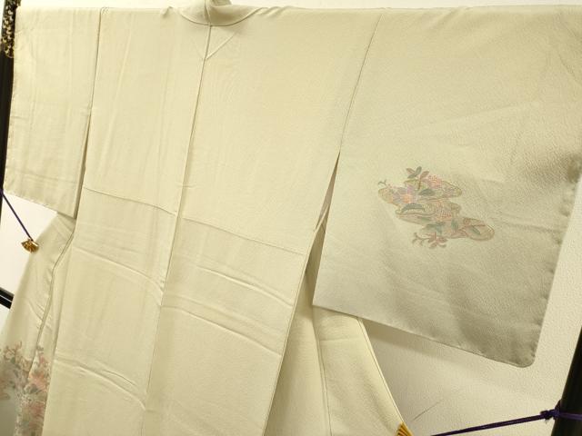 平和屋着物▼中国三大刺繍　スワトウ刺繍　汕頭刺繍　総刺繍　訪問着　地紙花唐草文　暈し染　正絹　逸品　未使用　DABI7322fe
