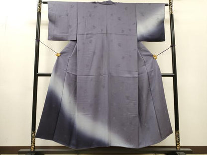 平和屋着物▼訪問着　舞花地紋　霞文　暈し染　正絹　逸品　DABI7352fe