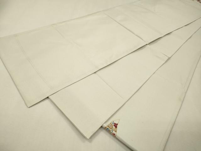 平和屋着物▼中国三大刺繍　相良刺繍　総刺繍　太鼓柄袋帯　雪輪短冊花文　金糸　正絹　逸品　DABI7415fe