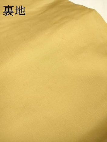 平和屋着物▼六通柄袋帯　鳳凰花唐草文　金銀糸　引箔　正絹　逸品　DABI7434fe