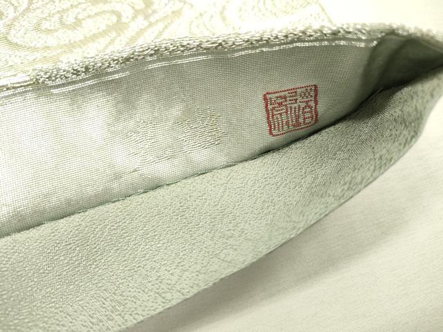 平和屋着物▼松尾光琳　六通柄袋帯　琳派流水文様　金銀糸　正絹　逸品　DABI7537fe