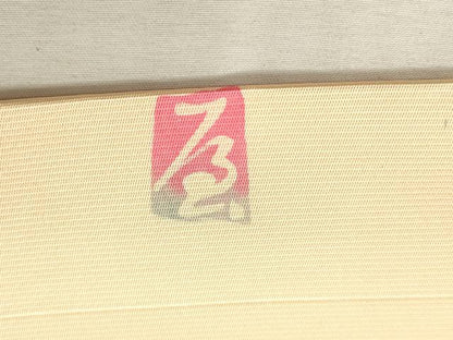 平和屋着物▼京都西陣　手織り一筋　おび弘謹製　太鼓柄袋帯　作家物　ろうけつ染　草花　証紙付き　正絹　逸品　DABI7634fe