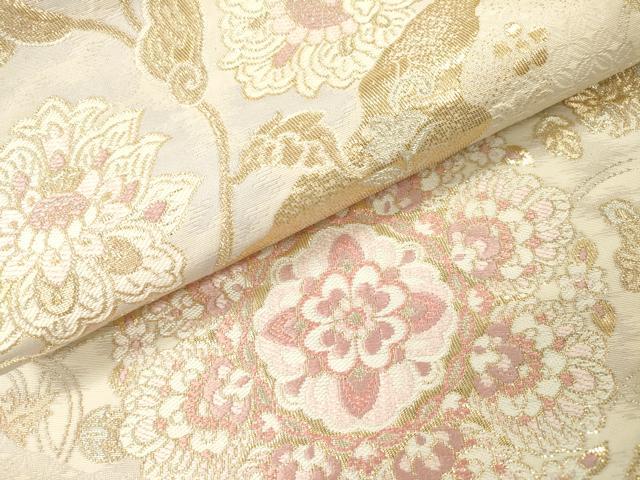 平和屋本店▼六通柄袋帯　慶華金映文　K24　本金箔　正絹　逸品　DABI7682fe