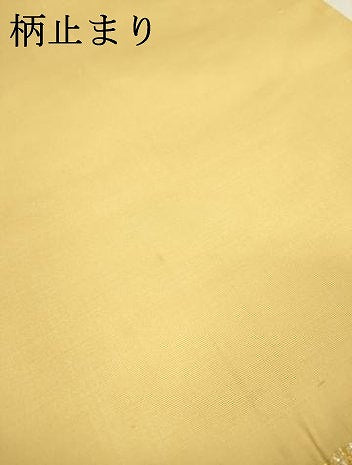 平和屋本店▼六通柄袋帯　唐織　古典春秋絵　本金箔二重　正絹　逸品　DABI7764fe