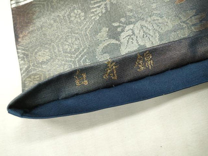 平和屋本店▼六通柄袋帯　白寿錦　純金二重箔　正絹　逸品　DABI7770fe