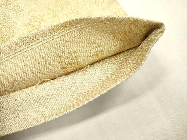 平和屋本店▼太鼓柄袋帯　蔦の葉松文　純金箔　正絹　逸品　DABI7807fe