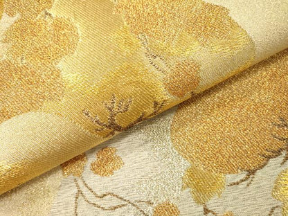 平和屋本店▼太鼓柄袋帯　蔦の葉松文　純金箔　正絹　逸品　DABI7807fe