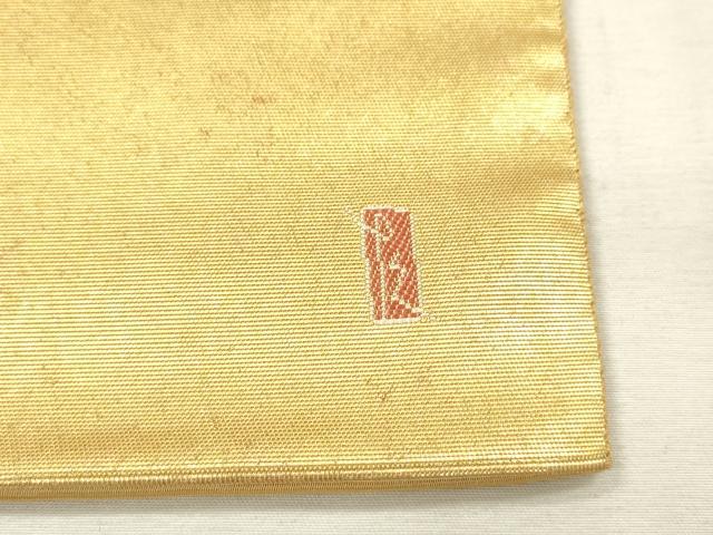 平和屋本店●西陣 長嶋成織物 ながしま帯 加賀友禅の巨匠 初代 由水十久 太鼓柄袋帯 阿国 瀞金錦 本金箔 証明書付き 正絹 逸品 DABI7818fe