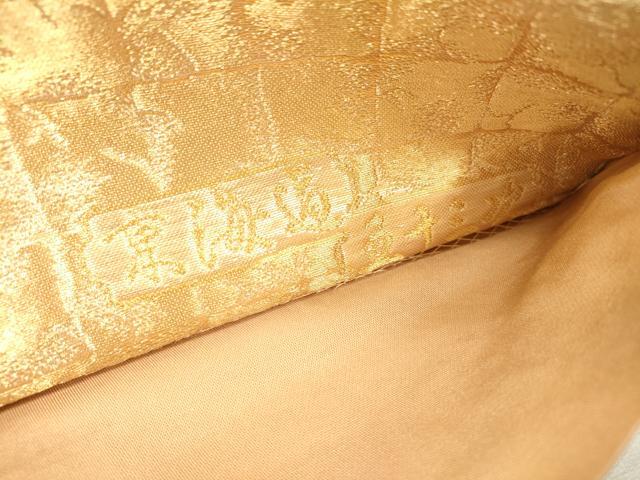 平和屋本店▼六通柄袋帯　東海道五拾三次　本金二重箔　正絹　逸品　DABI7832fe