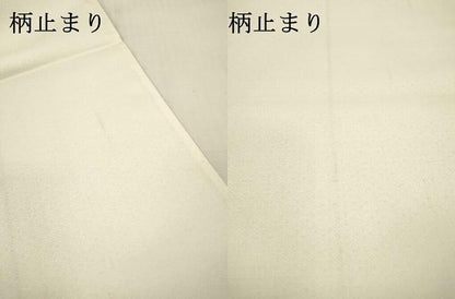 平和屋本店▼六通柄袋帯　唐織　人物風景　朱金錦　本金重ね　正絹　逸品　DABI7835fe