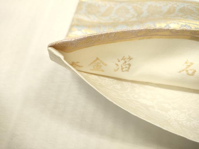 平和屋本店▼六通柄袋帯　名物裂間道　本金箔　正絹　逸品　DABI7859fe