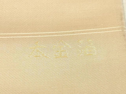 平和屋本店▼西陣　太鼓柄袋帯　家紋　本金箔　証紙付き　正絹　逸品　DABI7882fe