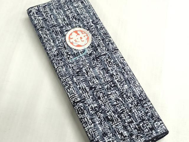 平和屋着物＊夏物　浴衣　反物　着尺　注染　幾何学文様　三越扱い　綿　逸品　未使用　DABI8027we