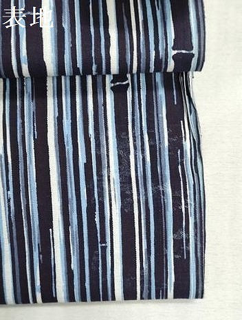 平和屋着物＊夏物　浴衣　反物　着尺　注染　十八番染　竹間道　綿　逸品　未使用　DABI8029we