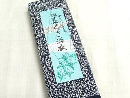 平和屋着物＊夏物　浴衣　反物　着尺　東京むさし 堅牢染　注染　幾何学文様　綿　逸品　未使用　DABI8031we