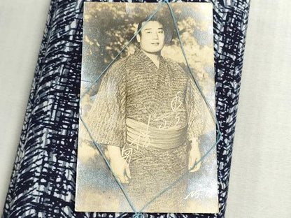 平和屋着物＊夏物　浴衣　反物　着尺　大鵬幸喜　東京本染　注染　霞文　綿　逸品　未使用　DABI8047we