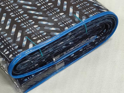 平和屋着物＊夏物　浴衣　反物　着尺　注染　横段文　綿　逸品　未使用　DABI8050we