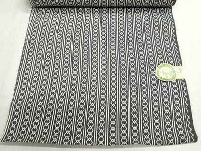平和屋着物＊夏物　浴衣　反物　着尺　注染　菱繋ぎ　綿　逸品　未使用　DABI8061we
